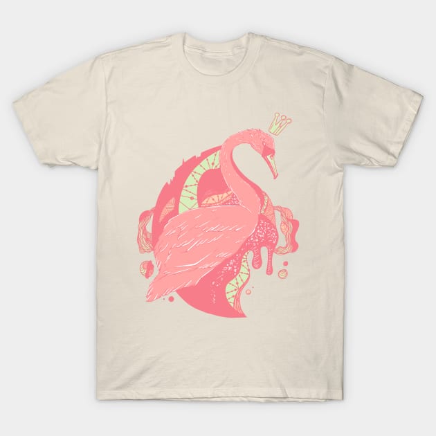 Lpink Swan Queen T-Shirt by kenallouis